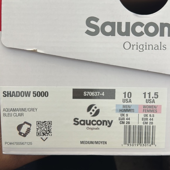 Saucing Originals Shadow 5000 M 11 W 12.5 - Picture 7 of 7